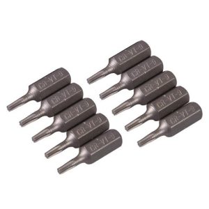T9 Cr-V Screwdriver Bits 10pk