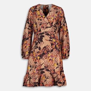 Multicolour Geo Abstract Mini Dress