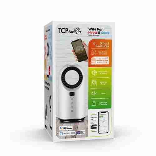 Smart WiFi Bladeless Oscillating Heater and Fan W2