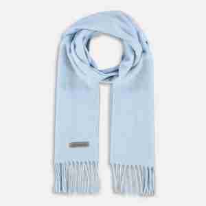 Blue Knit Scarf