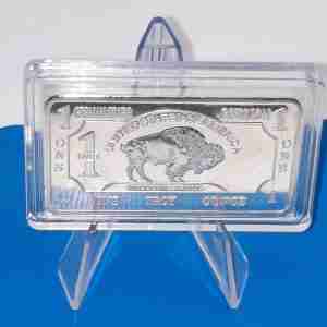 German Fine Silver .999 Plated 1 Oz Bar