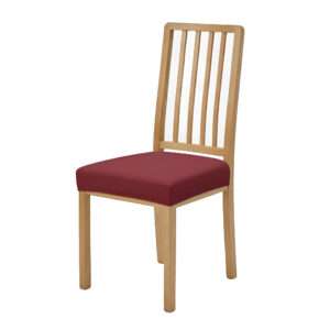 Anyseat Plain Wine Red Stretch Chair Cover
