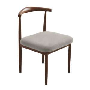 Anyseat Grey Fur Stretch Chair Cover