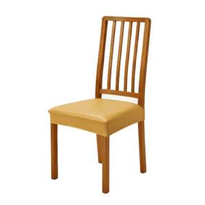 Anyseat Yellow PU Leather Chair Cover