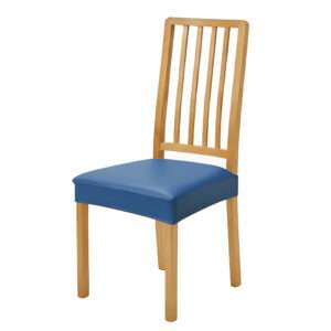Anyseat Blue PU Leather Chair Cover
