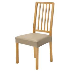 Anyseat Khaki PU Leather Chair Cover
