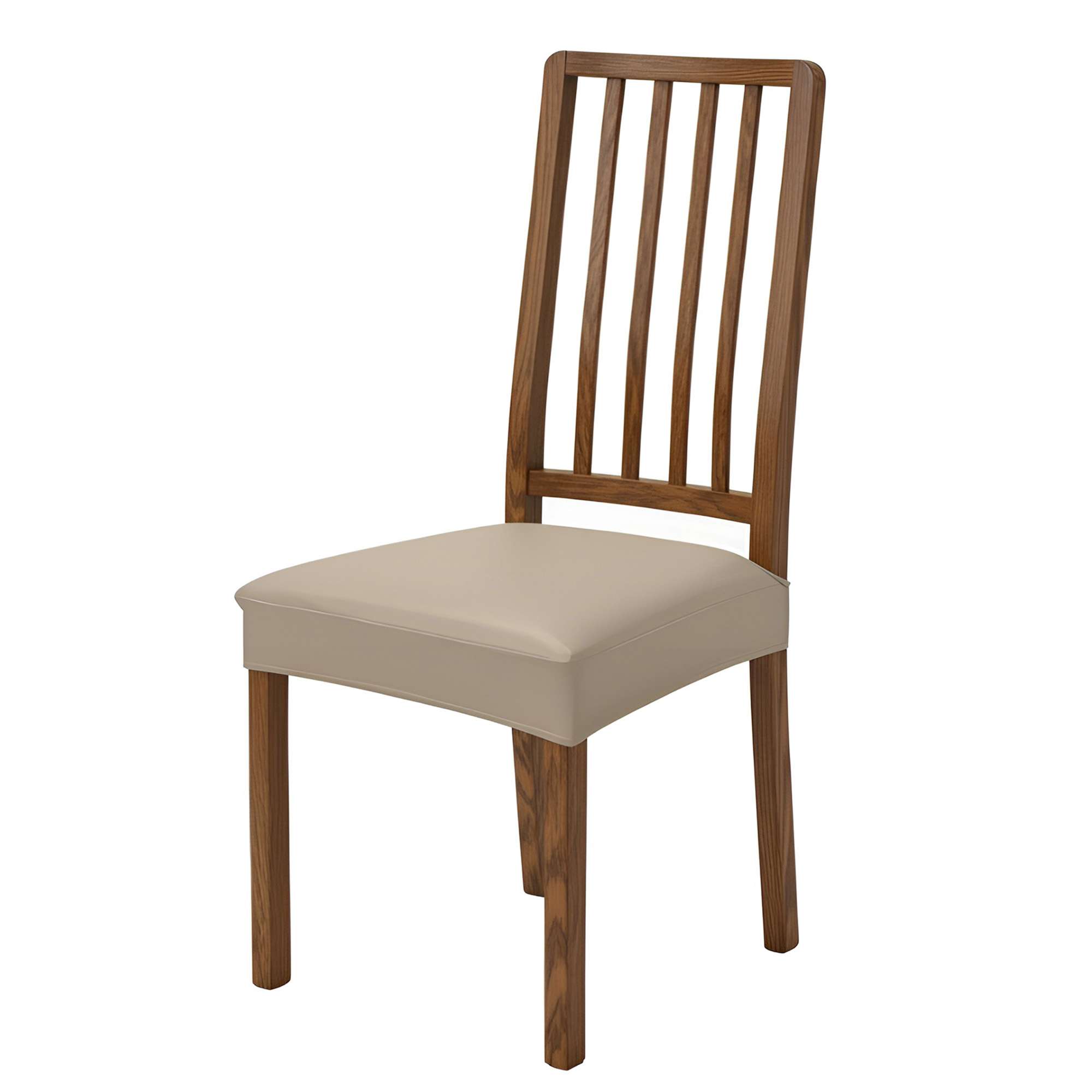 Anyseat Beige PU Leather Chair Cover