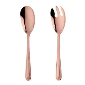Anygleam Rose Gold Giant Spoon & Fork Set