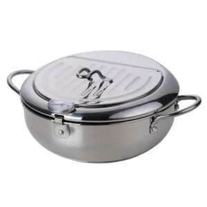 Anygleam Frying Pan Silver Stainless Steel
