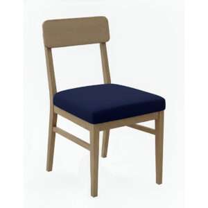 Anyseat Navy Blue Plain No Print Chair Cover
