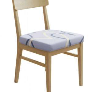 Anyseat Light Purple Heart Print Chair Cover