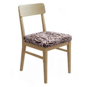 Anyseat Purple Vintage Vine Print Chair Cover