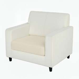 Anyhouz White 1Pc Sofa Back Cushion Cover