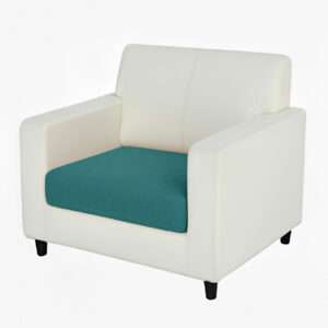 Anyhouz Teal Blue 1Pc Sofa Back Cushion Cover