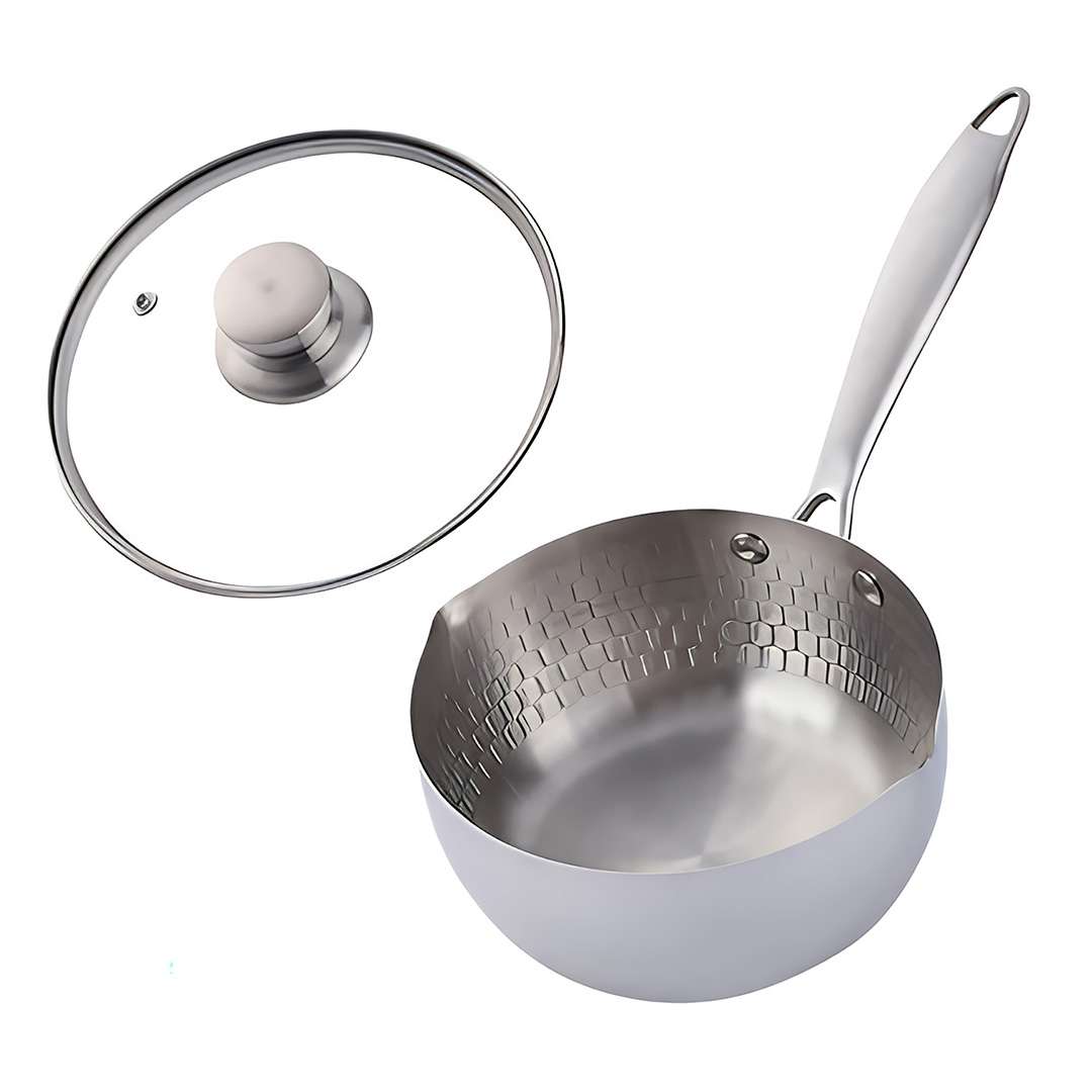 Anygleam Stock Pot Silver Stainless Steel