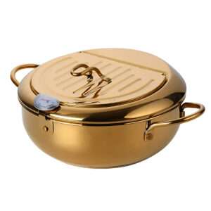 Frying Pan Gold Stainless Steel