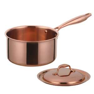 Anygleam Rosegold 304 Stainless Steel Saucepan