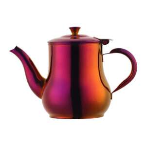 Anygleam Red Rainbow Stainless Steel Teapot