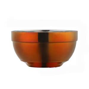 Anygleam Red Rainbow Rice Bowls Stainless Steel