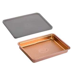 Anygleam Rose Gold Stainless Steel Crisper Box