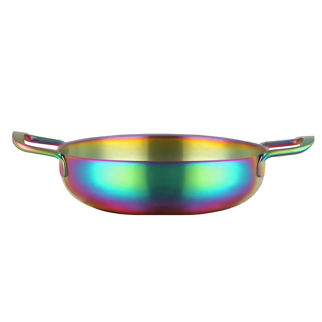 Anygleam Stock Pot Rainbow no.0-L Stainless Steel
