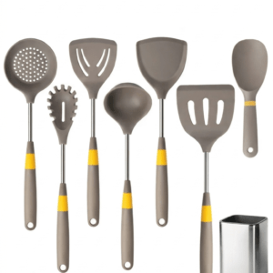 Anygleam Cooking Utensil Set Khaki 8-Pcs