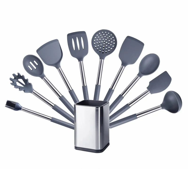 Anygleam Utensils Set 10pcs with Storage Box