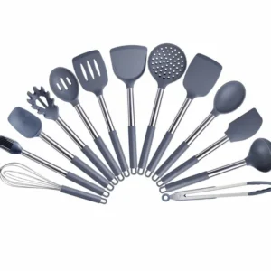 Anygleam Kitchen Utensils Set 13pcs Grey/ Silver