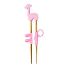 Anygleam Pink Gold Giraffe Chopsticks