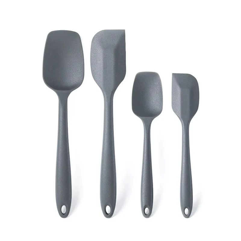 Anygleam Silicone Grey Seamless Spatula 4pcs