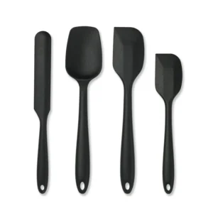 Anygleam Silicone Black 4 Seamless Mixing Spatula