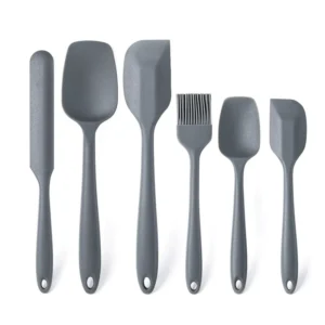 Anygleam Silicone Grey Seamless Spatula 6pcs