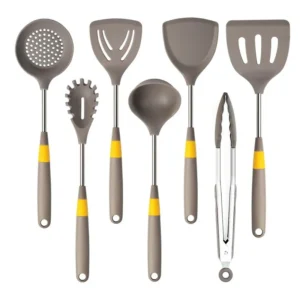 Anygleam Utensil Set 6pcs Spatula with 1 Tong