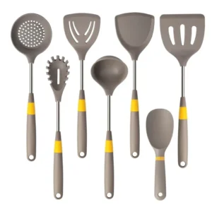Anygleam Cooking Utensil Set Spatula Khaki 7pcs