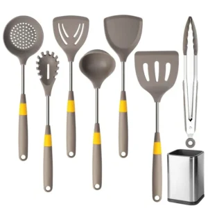 Anygleam Utensil Set 7pcs Khaki w/ 1 Storage Box