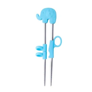 Anygleam Blue Silver Elephant Chopsticks