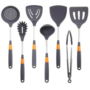 Anygleam Cooking Utensil Set 6pcs Spatula w/ 1Tong