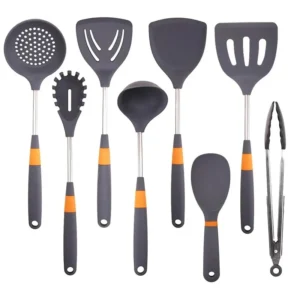Anygleam Cooking Utensil Set Spatula Grey 8pcs