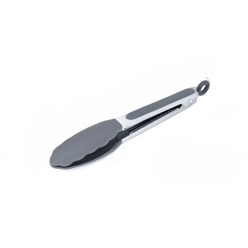Anygleam Tong Stainless Steel Small Gray Handle