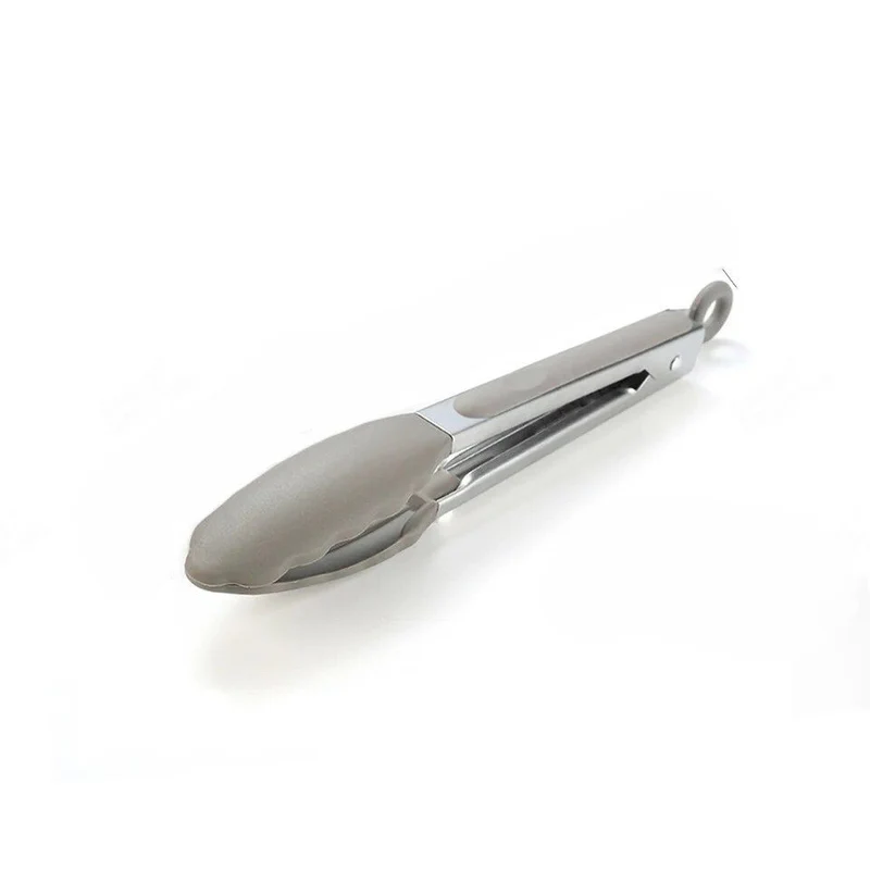 Anygleam Tong Stainless Steel Small Khaki Handle
