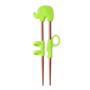 Anygleam Green Red Rainbow Elephant Chopsticks