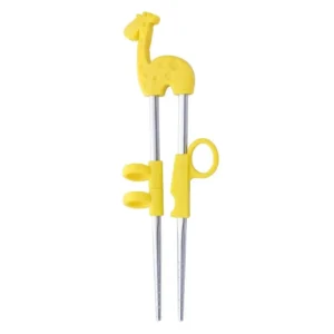 Anygleam Yellow Silver Giraffe Chopsticks
