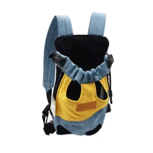 Anypet Small Yellow & Blue Pet Carrier Backpack
