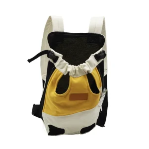 Anypet 3XL White and Yellow Pet Carrier Backpack