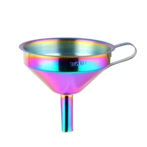 Anygleam Funnel Pink Rainbow Stainless Steel