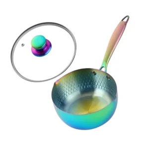 Anygleam Stock Pot Rainbow Stainless Steel