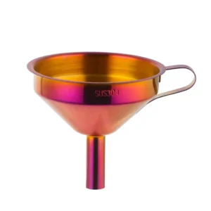 Anygleam Funnel Set Red Rainbow Stainless Steel