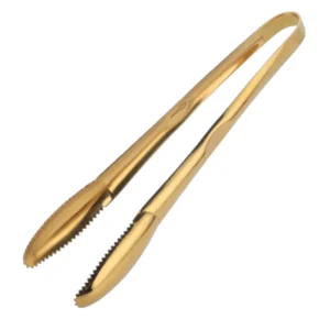 Anygleam Gold Stainless Steel Tong - 2pcs Clip