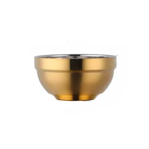Anygleam Gold Rice Bowls Small - 2Pcs