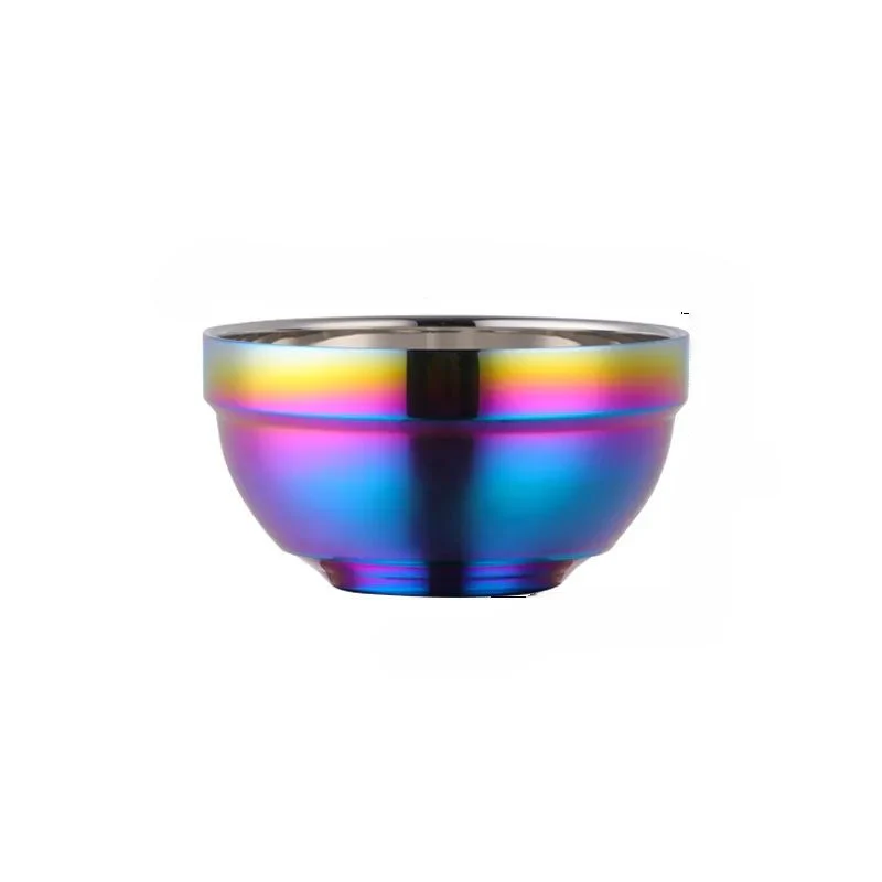 Anygleam Pink Rainbow Rice Bowls Small – 2Pcs